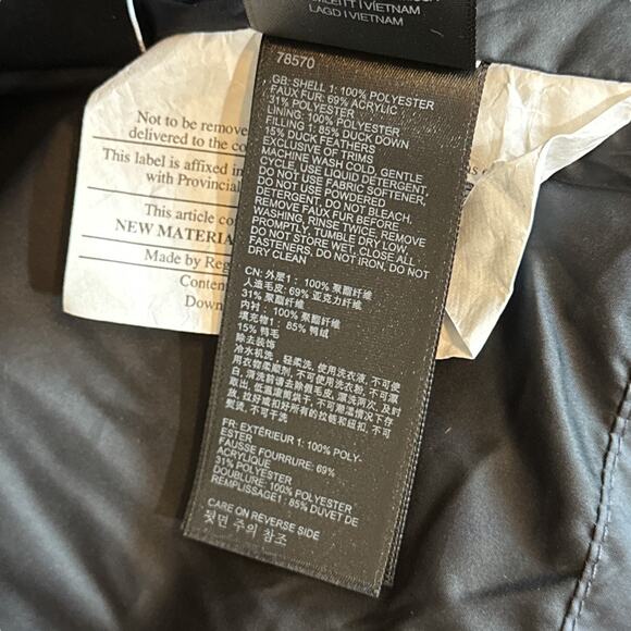 Marmot NEW Montreal 700 Fill Down Puffer Coat Parka Jacket Dark Steel Grey Large - Picture 13 of 14